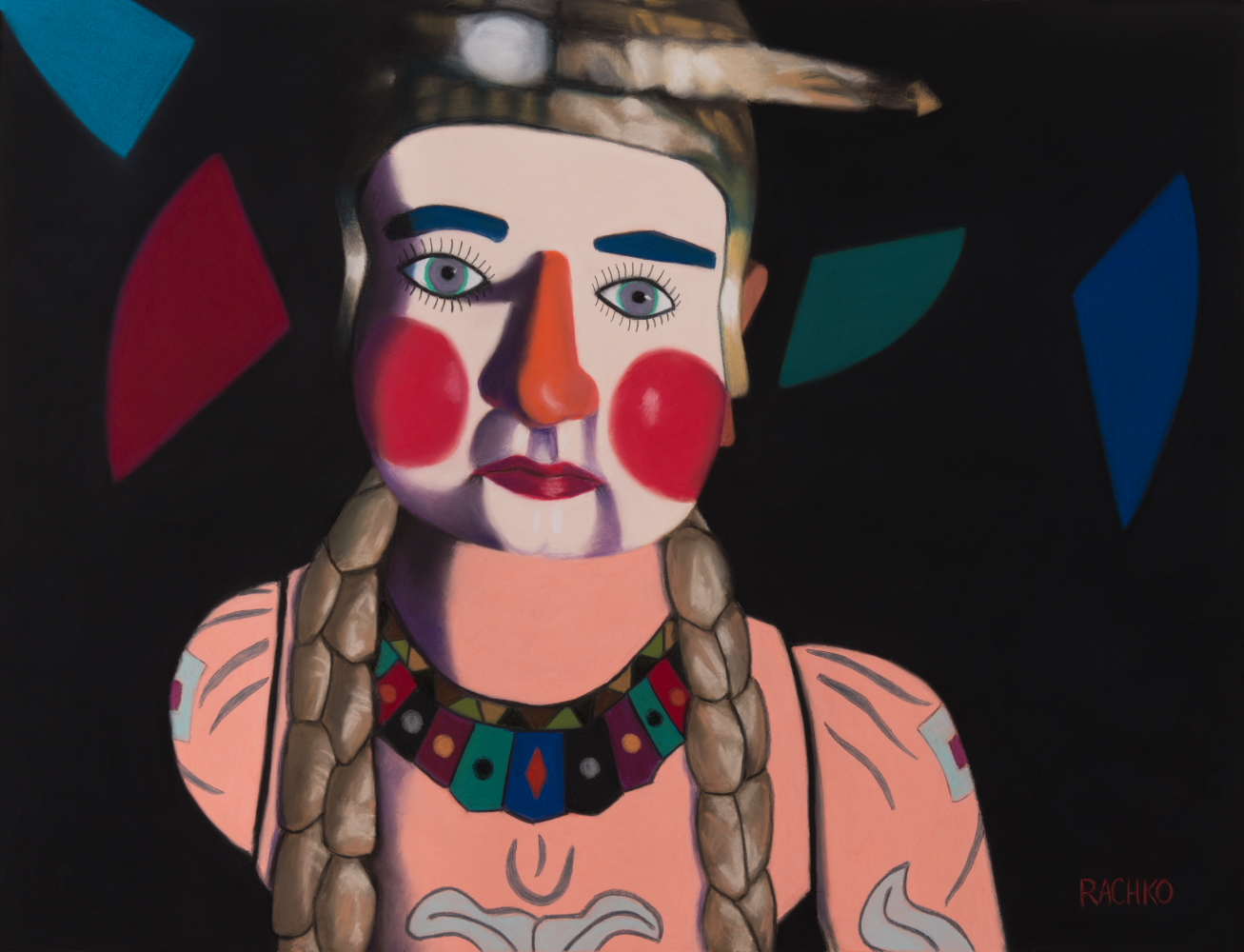 "The Storyteller," soft pastel on sandpaper, 20" x 26," 2014